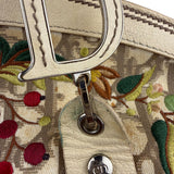 Christian Dior Vintage Monogram Flower Frame Satchel Hand Bag