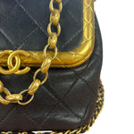Chanel Black Quilted Leather Kiss-Lock My Crush Micro Bag 2020