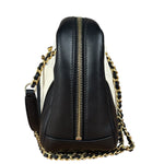 Chanel Bicolor Chevron V-Quilted Leather Camera Case 2014