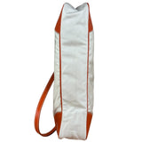 Prada Vintage Re-Edition Orange/White Tessuto Nylon Shoulder Bag