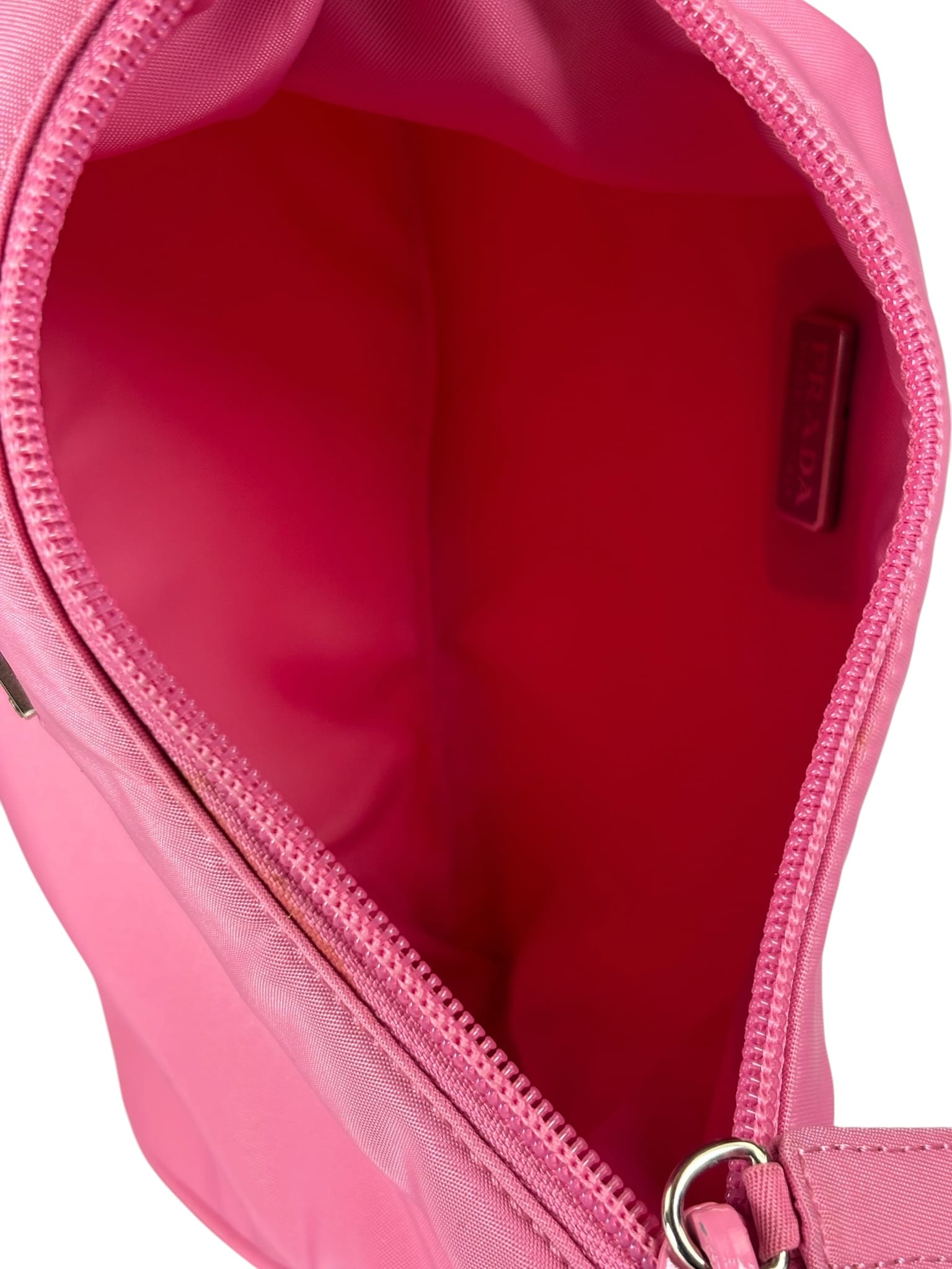 Prada Pink Tessuto Nylon Pochette