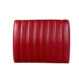 Saint Laurent Red Quilted Leather Vicky Flap Shoulder Bag