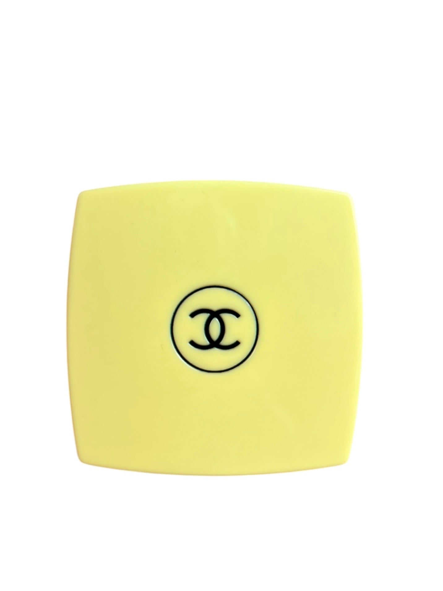 Chanel Beauty Yellow Mini Compact Mirror