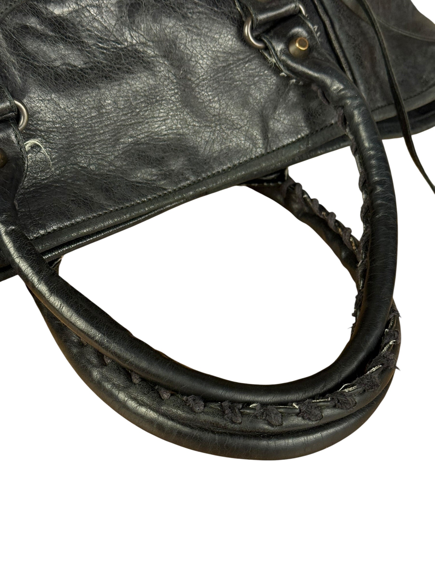 Balenciaga Dark Grey Sunday Le City Bag
