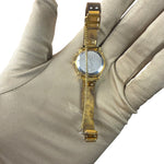 Christian Dior White Round Dial Tortoise Bangle