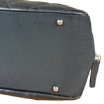Chanel Navy Quilted Leather Lido Chain Shoulder Tote 2009