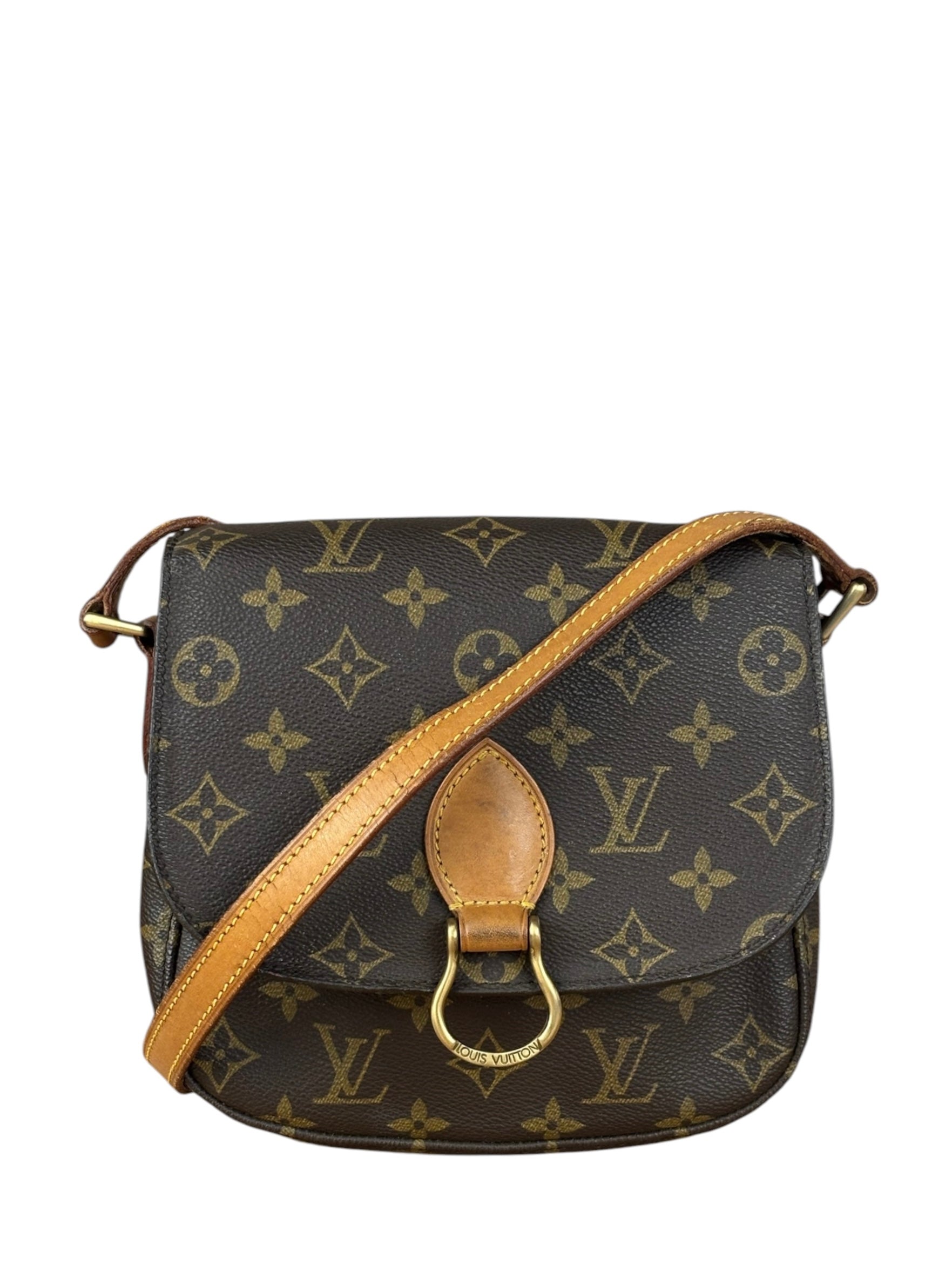 Louis Vuitton Vintage Canvas Monogram Saint Cloud Bag PM