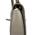 Fendi Dove Gray Leather C'mon Crossbody Bag