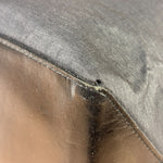 Burberry Grey Nylon/Leather Trim Tote