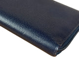 Chanel Navy Blue Long Zip Wallet