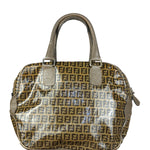 Fendi Vintage FF Brown PVC Handbag