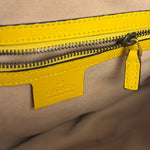 Gucci Bright Yellow GG Marmont Matelasse Shoulder Camera Bag