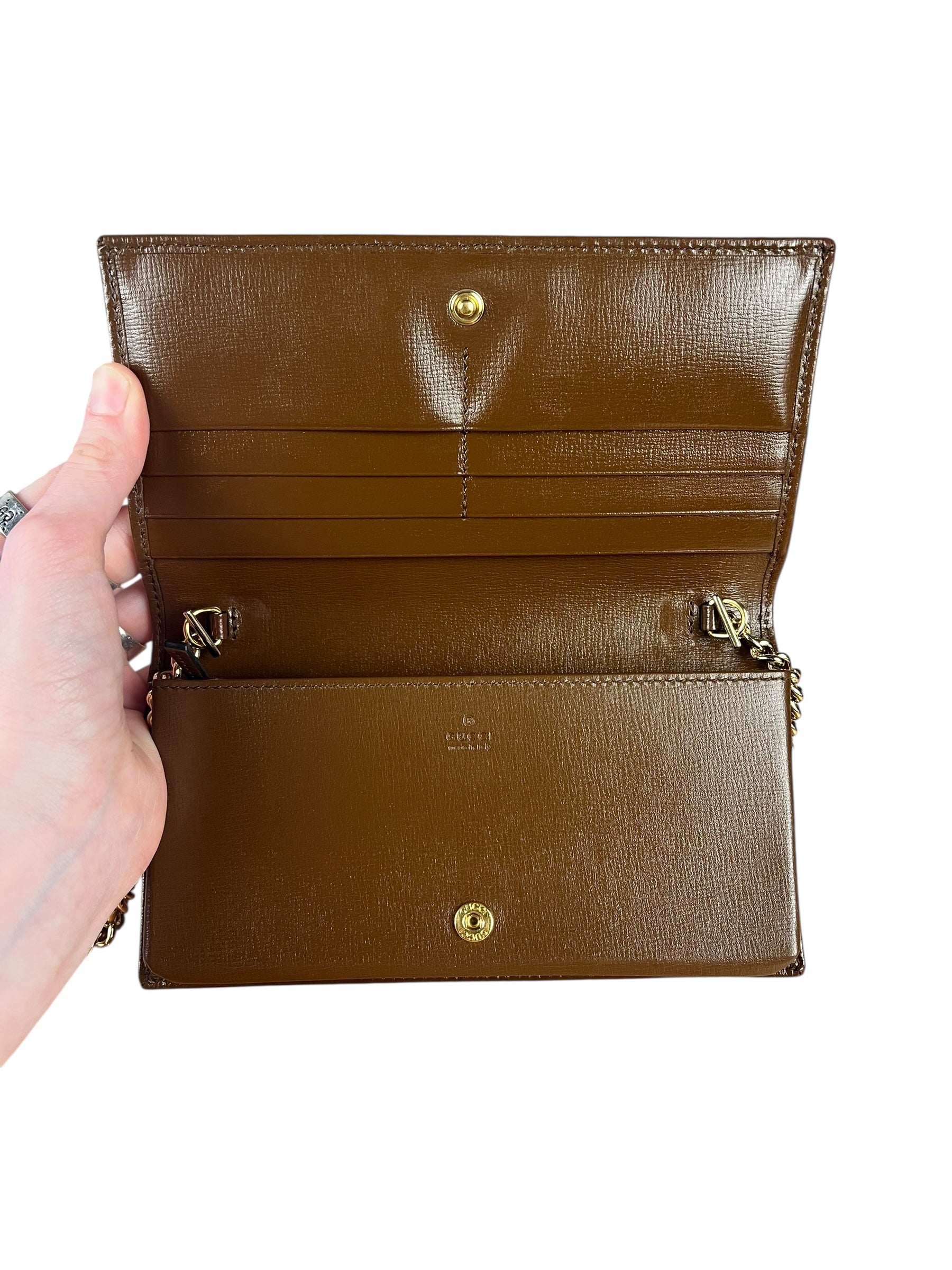 Gucci GG Horsebit 1955 Wallet on Chain