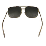 Celine Gold Tone Square Aviator Sunglasses CL41808/S