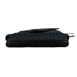 Fendi Black Zucchino Messenger Crossbody Bag