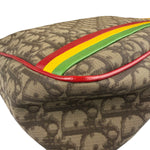 Christian Dior Vintage Monogram Rasta Trotter Messenger Bag