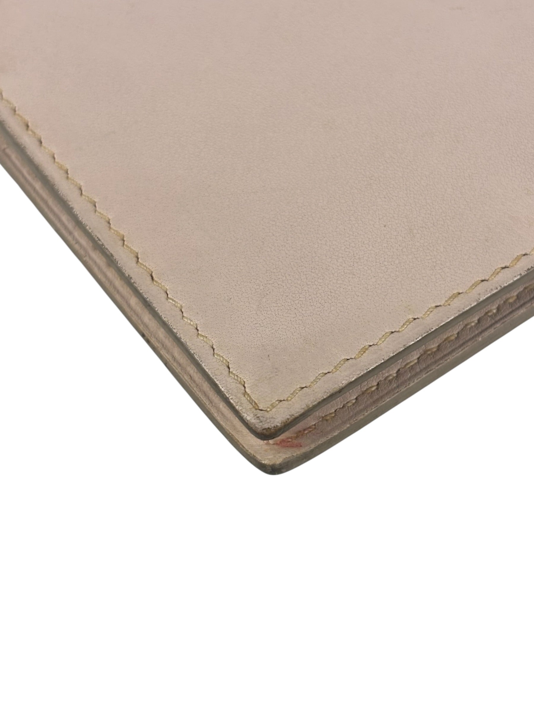 Hermes Light Pink Box Leather Passport Holder 2007