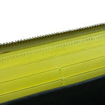 Yves Saint Laurent Yellow Patent Leather Zip-Around Long Wallet