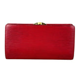 Louis Vuitton Vintage Red Epi Leather Agenda Cover Pochette