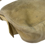 Fendi Beige Suede/Leather Trim Baguette