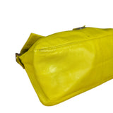 Fendi Yellow Leather Mamma Baguette