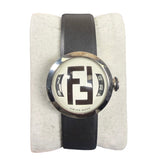 Fendi 8010L White Small Bubble Face Rubber Strap