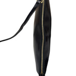 Salvatore Ferragamo Vintage Black Gancini Leather Baguette