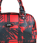 Vivienne Westwood Grafiti Plaid Boston Bag