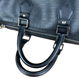 Louis Vuitton Black Epi Speedy 25