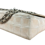 Chanel Vintage Beige Travel Line Classic Flap 2001