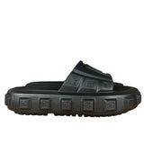 Balmain Ari Black Rubber Sandals