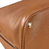 Prada Vintage Brown Leather Top Handle Bag