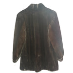 Vintage Black Mink Fur Coat