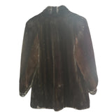 Vintage Black Mink Fur Coat