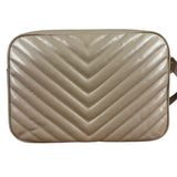 Ysl Lou Zip-Up Quilted Leather Crossbody Bag