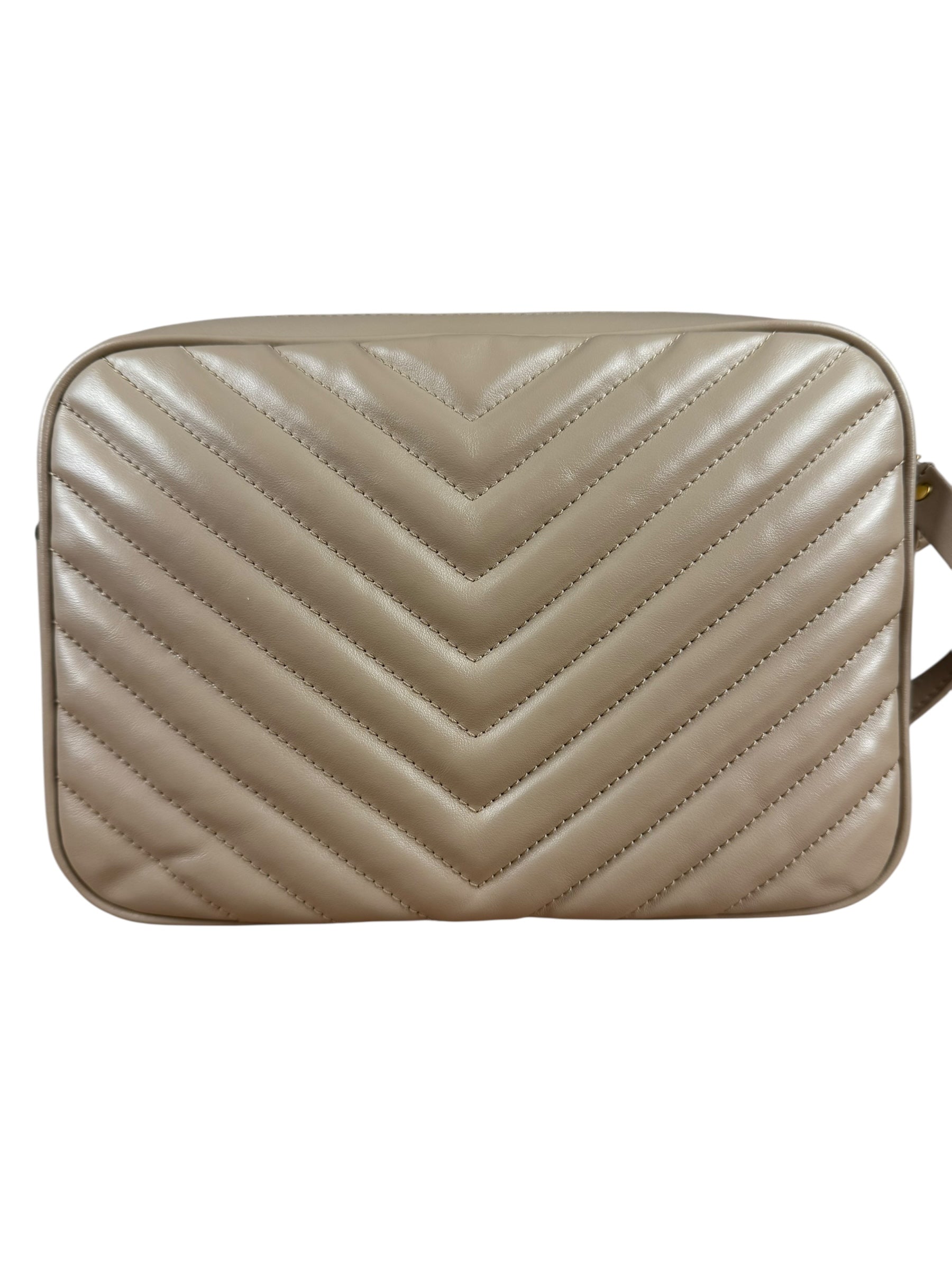 Ysl Lou Zip-Up Quilted Leather Crossbody Bag