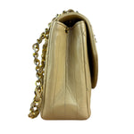 Chanel 1986 Beige Curved Flap Bag