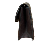 Celine Leather Trim C Sulky Shoulder Bag No Strap