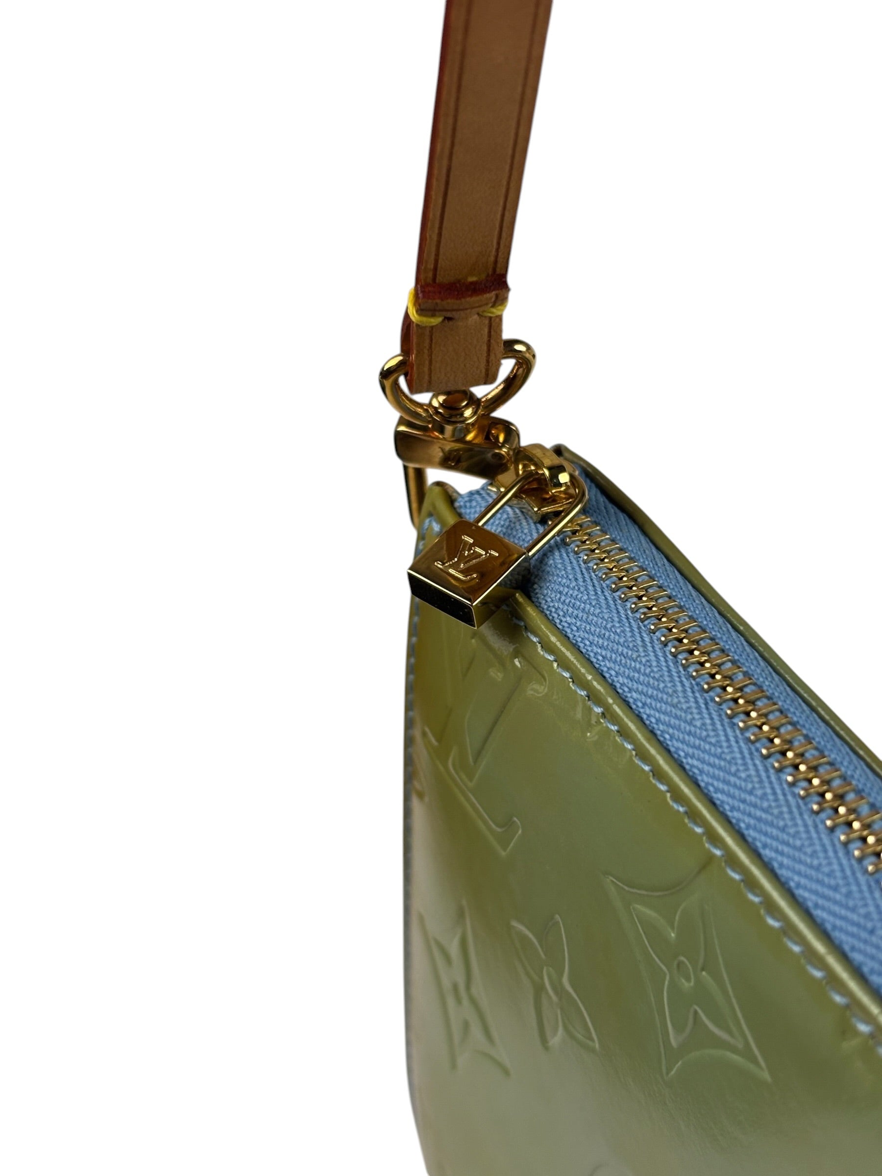 Louis Vuitton Green Vernis Lexington Pochette