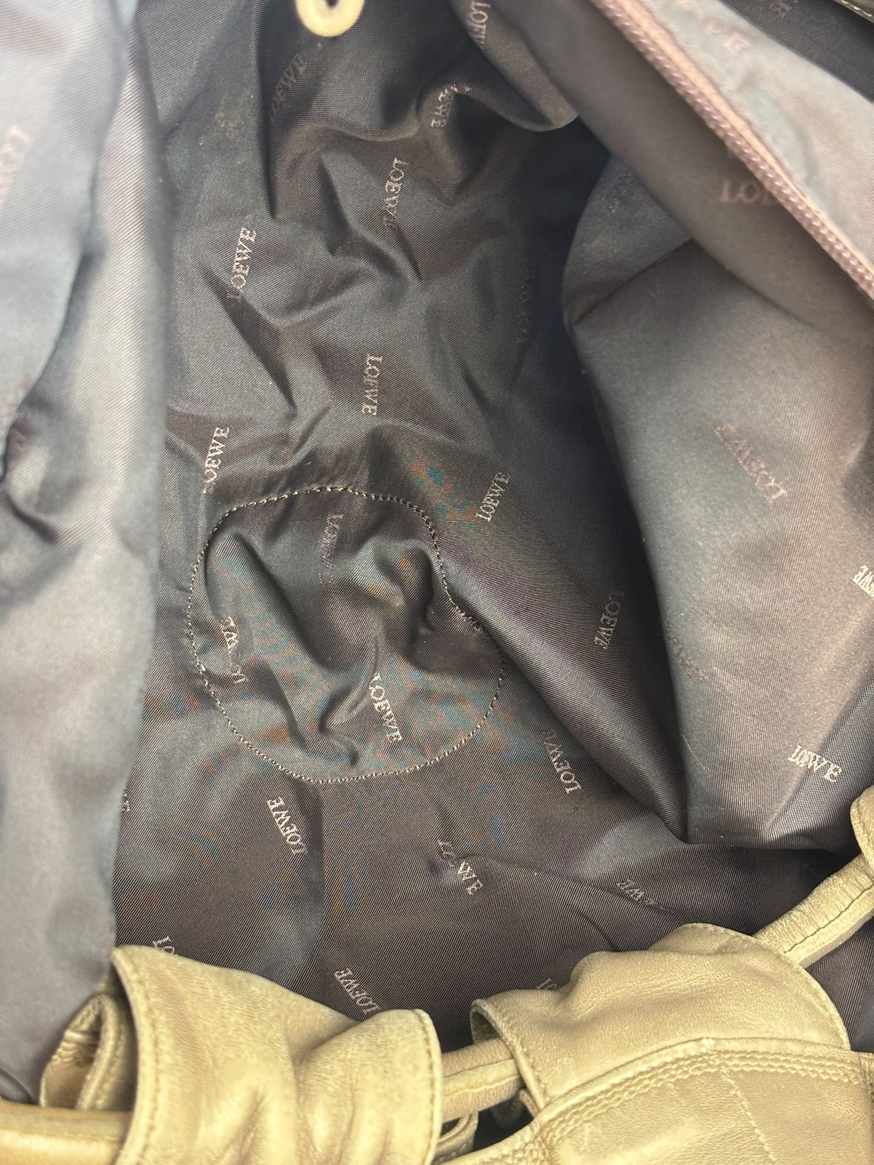 Loewe Metallic Leather Nappa Air Handbag