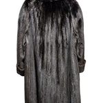Vintage Dark Brown Beauer Long Coat