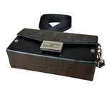 Fendi Soft Trunk Baguette Black