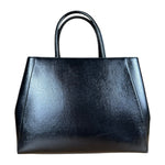 Fendi Black Patent Leather 2Jours Handbag
