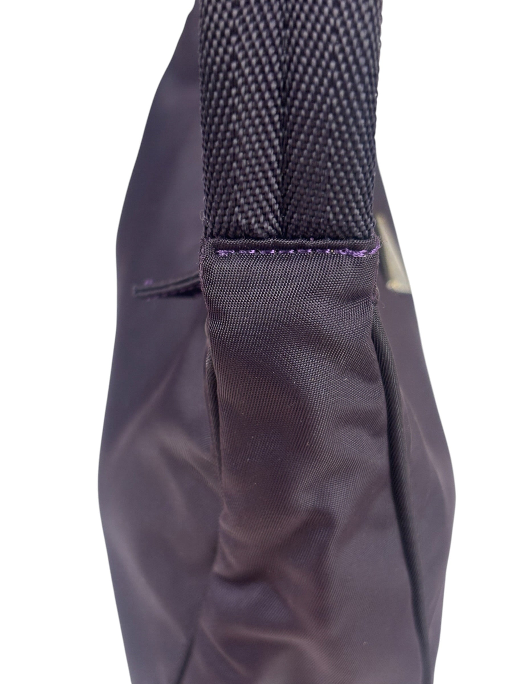 Prada Purple Tessuto Nylon Pochette