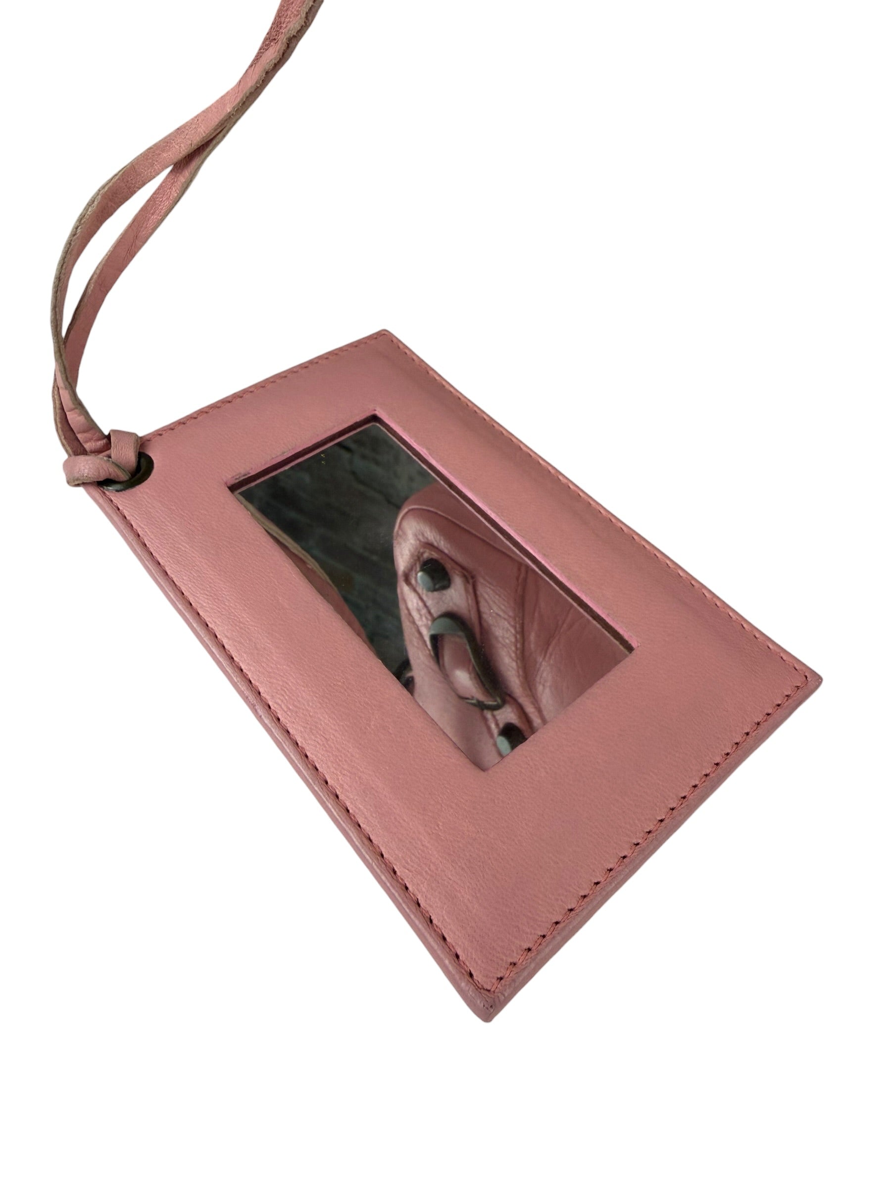 Balenciaga Pink Lambskin Motocross Classic City Two-Way Bag