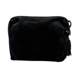 Bottega Veneta Black Suede/Leather Trim Crossbody Bag