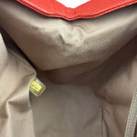 Chanel Red Caviar Quilted Medium Frame Shoulder Bag 2011