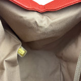 Chanel Red Caviar Quilted Medium Frame Shoulder Bag 2011