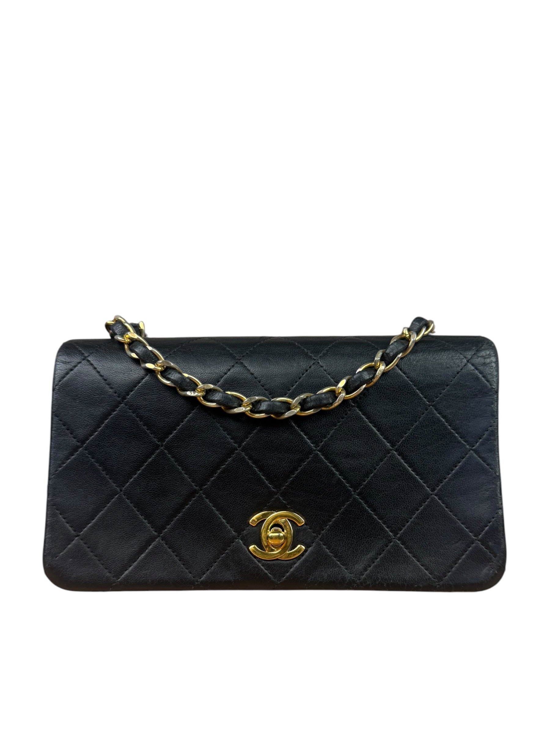 Chanel Black Quilted Leather Mini Flap Bag  2011
