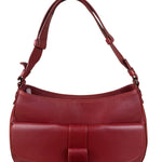 Loewe Vintage Red Leather Shoulder Bag